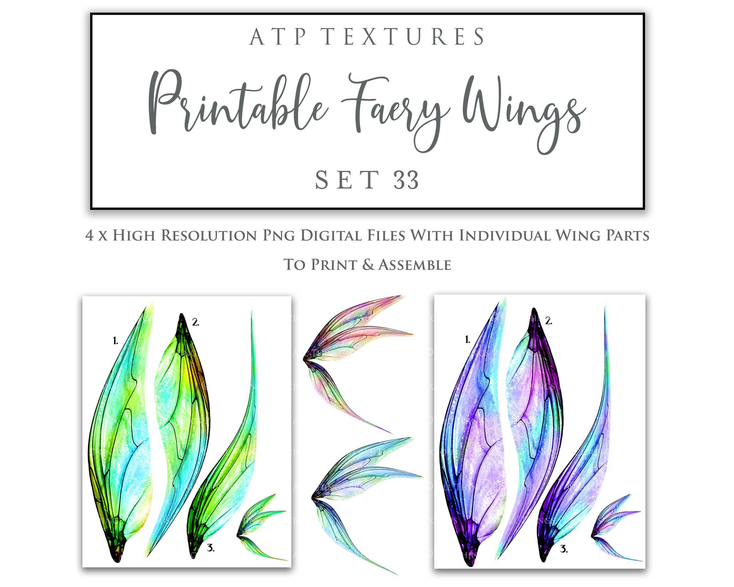 PRINTABLE FAIRY WINGS